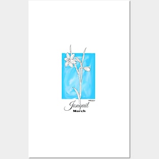 March Birth Flower - Jonquil Posters and Art